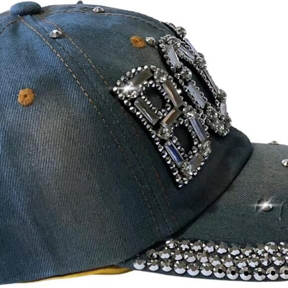 Bling Boss Baseball Cap Women Rhinestone Gift Boss Lady Cotton Adjustable - Picture 7 of 9